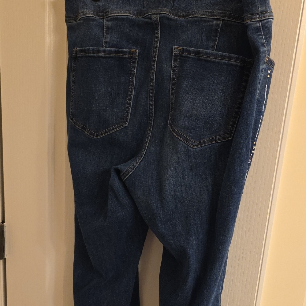 Lane Bryant High-Rise Jeans with Silver Sequin Accents 16 - Picture 5 of 5